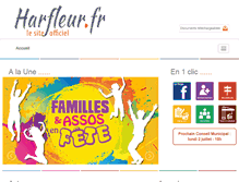 Tablet Screenshot of harfleur.fr